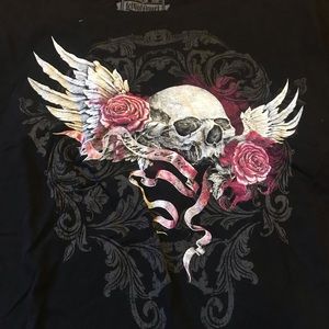 NWOT Lethal Angel Skull Tee